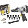 Generica Avvitatore ac pneumatico in kit power plus attacco 1/2f +rapido nr 14