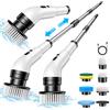 Scrubber Elettrico Fili Spin con 8 Testine per Bordi Elettrodomestico Cuci