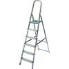 Vigor SCALA SUPER LEGGERA ROBUSTA DOMESTICA CASA ALLUMINIO PEDANA ACCIAIO ANTISCIVOLO