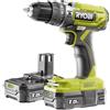 Ryobi R18PD2-215G Trapano Avvitatore a Percussione 18V