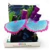 TrAdE Shop Traesio PIANTE CON FUNGHI COLORATI FLUORESCENTE 10X10CM EDEN_6587 ARTIFICIALI ACQUARIO