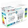 V-tac Conf. 3 Lampadine led 5.5W Miniglobo P45 V-TAC attacco E14 VT-2156