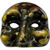 'A Città 'e Pulecenella Maschera Pulcinella in Ceramica da Appendere Portafortuna Fatto a Mano in Italia