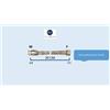 AMAFLEX Tubo flessibile acciaio inox acqua riscaldamento 1/2 3/8" 10 30 60 cm M/F F/F