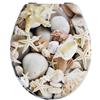 Cleafe COPRIWATER COPRI SEDILE WC UNIVERSALE CERNIERE STELLE MARINE CONCHIGLIE 52730