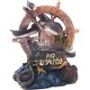 TrAdE Shop Traesio TIMONE PESCI ORNAMENTO PER ACQUARIO 14X10X15CM SOTTOMARINO DECORAZIONI