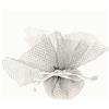 Tulle Rete XL + Velo 25 x 25 cm. CON TIRANTE SILVER 10 PZ.