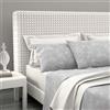 Viterboshop Copritestata Letto Spalliera Matrimoniale elasticizzato Jacquard Federa Testier