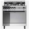LOFRA MG85GC CUCINA 80CM FORNO A GAS STATICO 5 FUOCHI CE.A+ INOX LUCIDO