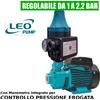 LEO KIT POMPA AUTOCLAVE 0,50 HP con PRESSCONTROL 1,5 - 2,2 BAR REGOLABILE
