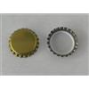 PZ. 25 TAPPO A CORONA METALLICO DORATO DIAMETRO MM.26 CIRCA MODELLO COME FOTO