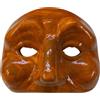 'A Città 'e Pulecenella Maschera Pulcinella in Ceramica da Appendere Portafortuna Fatto a Mano in Italia