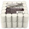 Does not apply Tealight Candele Bianche Non Profumate - 200 Pezzi - Tea Light Candeline Cera An