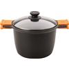 Pintinox Pentola bra efficient pasta coperchio maniglie induzione 24 cm - Rotex