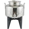 Sansone Bidone olio fusto saldato lt 5 europa rubinetto acciaio inox 18/10 Rotex
