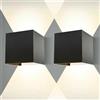 Applique Cubo Led 6W Faro Faretto Lampada da Parete per Muro con doppia luce
