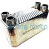 G20 SCAMBIATORE DI CALORE 40 PIASTRE SALDOBRASATO 4X3/4" M TERMOCAMINO