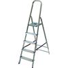Vigor SCALA SUPER LEGGERA ROBUSTA DOMESTICA CASA ALLUMINIO PEDANA ACCIAIO ANTISCIVOLO