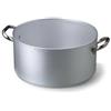 N/A Agnelli linea Professionale Albergo Casseruola Alta in alluminio 2 manici 20 cm
