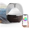 Does not apply Alexa Smart Diffusore Di Aromi Oli Essenziali Wifi 600Ml, Design Unico, Umidific