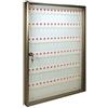 Alubox Bacheca porta chiavi alubox alluminio bronzato chiavi 96 mm 550x50 h.mm 730