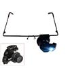 TrAdE Shop Traesio OCCHIALI OCCHIALINI MONOCOLO LENTE INGRANDIMENTO 20x X CON LUCE LED