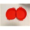 Teglia per Friggitrice ad Aria e Forno Set 2 Teglie Rotonde in Silicone 20x20 cm
