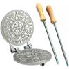 CBE Elettrodomestici CBE BISCOTTIERA STAMPO FERRATELLE ABRUZZESE PIZZELLE PRESENTOSA 1595100