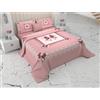 Viterboshop Trapunta Piumone Matrimoniale Max 450gr Rasatello Cotone Fiocco Elegante 270x270