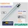 SYLVANIA NEON Foodstar FHE 28W T5 176 G5 115CM DIAMETRO 16 28W LUCE CALDA 3000K