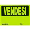 TrAdE Shop Traesio CARTELLO VENDESI PLASTIFICATO CON SCRITTA 30 X 20 CM SEGNALETICO