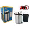 Artex Pattumiera Bidone Spazzatura a Pedale Binty 20 Litri Inox ART213520 ARTEX