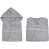 Viterboshop Accappatoio Spugna 100% Puro Cotone 450gsm Morbido Superassorbente Bagno