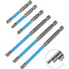 6PC 65/110mm Magnetico Speciale a Taglio Croce Screwdriver-Bit For-Electrician