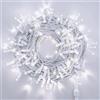 Luci di Natale Catena Led luminosa Esterno Prolungabile 200 Led 20mt