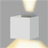 Applique Cubo Led 6W Faro Faretto Lampada da Parete per Muro con doppia luce