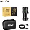 Skylla TORCIA LED POTENTE MINI TATTICA PORTATILE PILA RICARICABILE USB ZOOM CREE COB