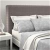 Viterboshop Copritestata Letto Spalliera Matrimoniale elasticizzato Jacquard Federa Testier