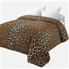 Viterboshop Piumone Trapunta invernale Matrimoniale Morbido Caldo Moderno Zebrato Leopardato