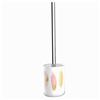 Cleafe PORTASCOPINO PORTA SCOPINO BAGNO WC TOILETTE CON PIUME CON SCOPINO COMPLETO 6979