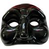 'A Città 'e Pulecenella Maschera Pulcinella in Ceramica da Appendere Portafortuna Fatto a Mano in Italia