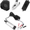 TrAdE Shop Traesio POMPA TRAVASO ELETTRICA SOMMERSA ASPIRA LIQUIDI ACQUA OLIO DIESEL 12V AUTO BARCA