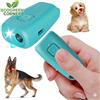 EcoGreenCorner Scacciacani Antiabbaio Allontana Addestra Scaccia Cani Ultrasuoni Portatile USB