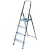 Vigor SCALA SUPER LEGGERA ROBUSTA DOMESTICA CASA ALLUMINIO PEDANA ACCIAIO ANTISCIVOLO