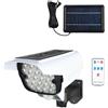 TrAdE Shop Traesio TELECAMERA FINTA PANNELLO SOLARE CON SENSORE DI MOVIMENTO 66 LED FARETTO TA113