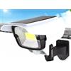 TrAdE Shop Traesio TELECAMERA FINTA PANNELLO SOLARE SENSORE DI MOVIMENTO FARETTO LED SMD JLP-2176A