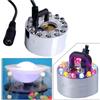 TrAdE Shop Traesio GENERATORE NEBBIA MM-32 LAMPADA A LED MULTICOLOR PER ACQUARIO RGB 12 LED