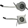 TrAdE Shop Traesio FARETTI DA INCASSO A LED PER CIELO STELLATO SCALE STELLATE LUCE FREDDA CALDA