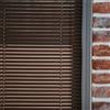 TrAdE Shop Traesio TENDA VENEZIANA MARRONE IN PVC 80X160CM PER PORTAFINESTRA FINESTRA PARASOLE TPL5