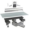 BONOMINI Canaletta doccia canalissima alluminio orizzontale kit l. 70 cm